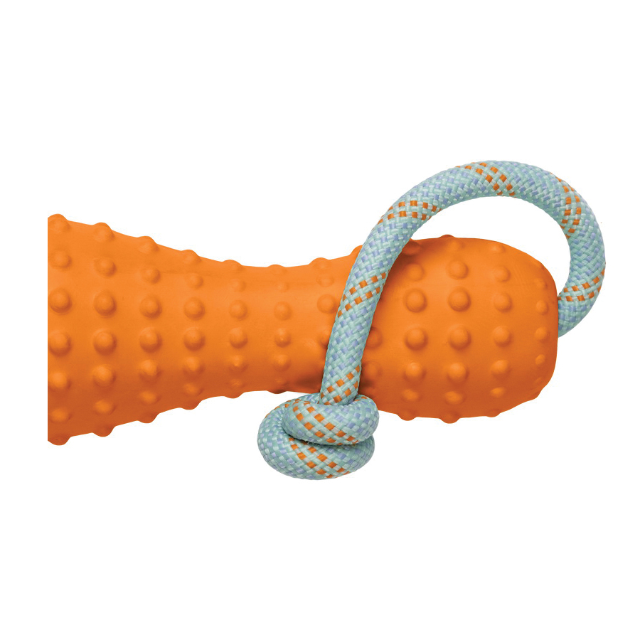 Ruffwear Gourdo 60302-815S Dog Toy, S, Throw Toy, Polypropylene/Rubber, Campfire Orange - 2