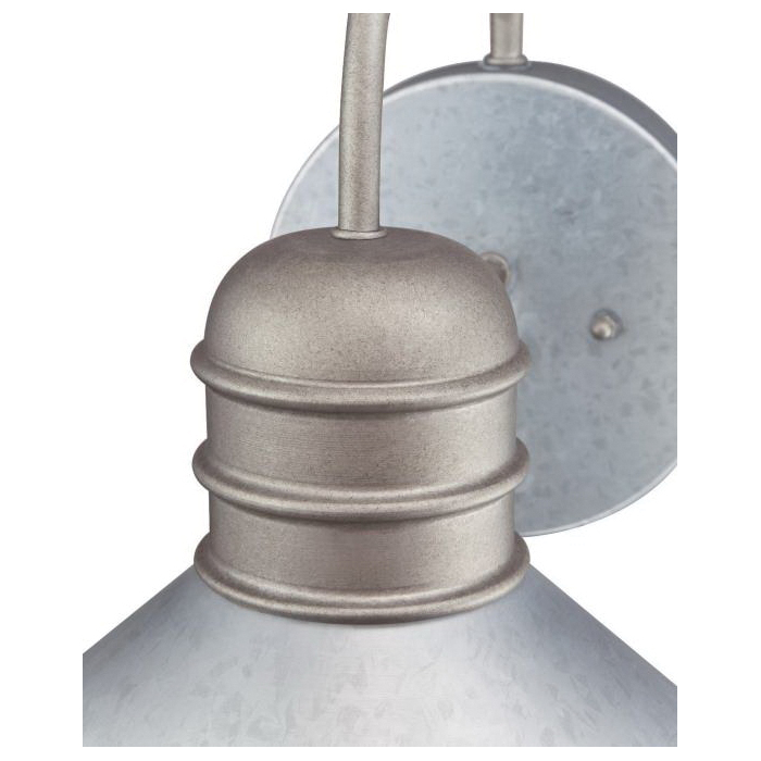 Westinghouse Watts Creek Series 63609 Wall Fixture, Incandescent, LED Lamp, Steel Fixture, Galvanized Fixture - 4