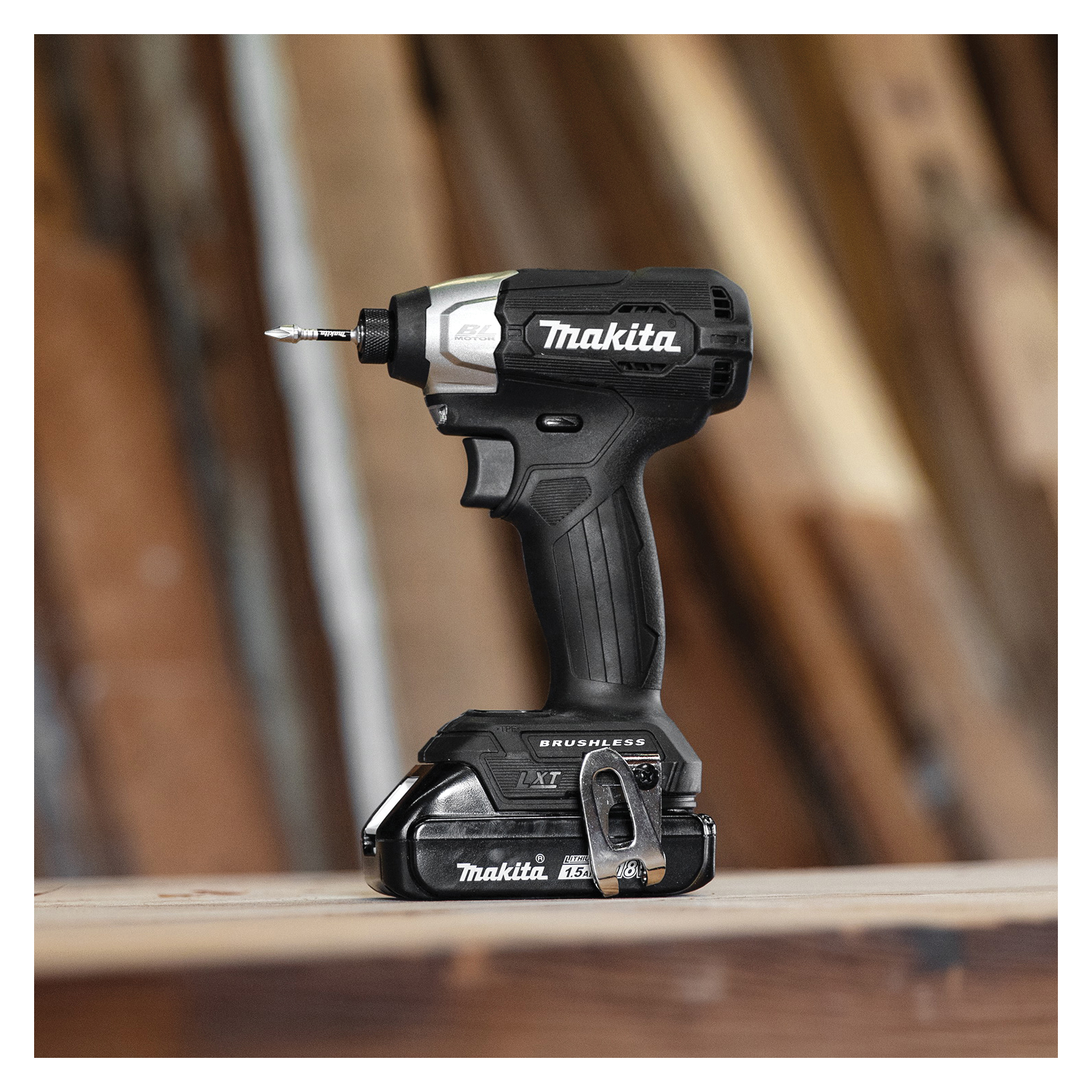 Makita LXT CX203SYB Sub-Compact Brushless Combo Kit, Battery Included, 1.5 Ah, 18 V, Lithium-Ion - 5