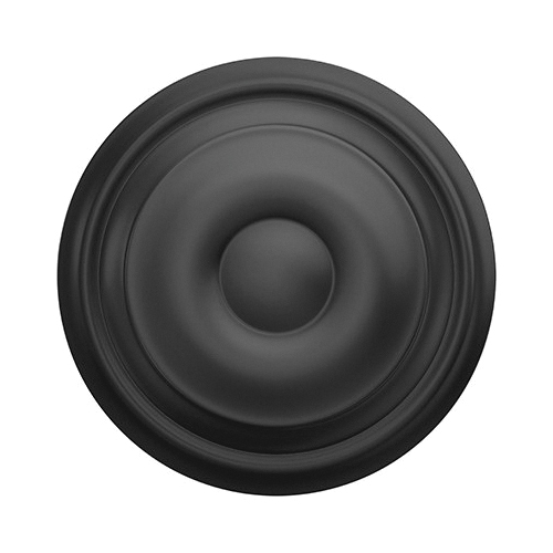 Schlage F Series F10 V GEO 622 Passage Knob, Georgian, Round, 2-3/4 in Dimensions, Metal, Matte Black, Reversible Hand - 2