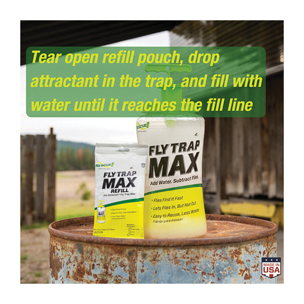Rescue Max FTM-BB4 Fly Trap, Powder, Musty Bottle - 3