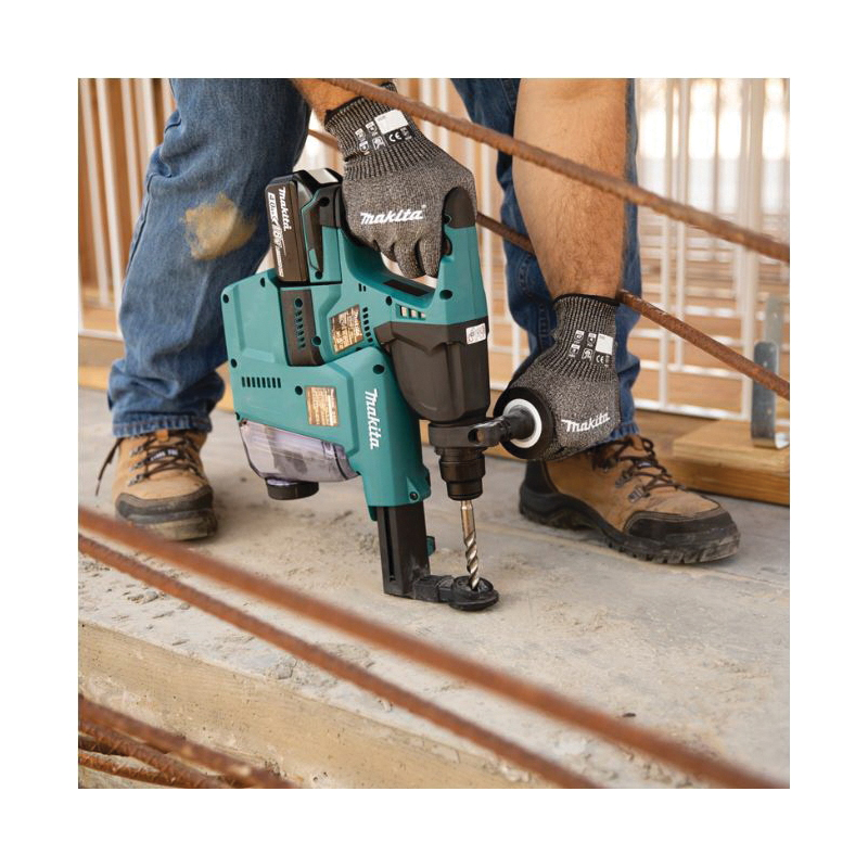 Makita Advanced FitKnit T-04139 Coated Dipped Gloves, Breathable, High-Dexterity, S/M, 4-7/8 to 5-3/8 in L, Open Cuff - 2