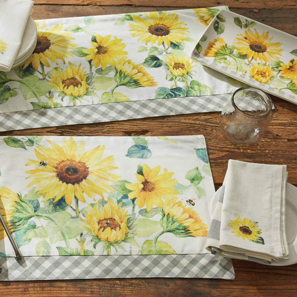 Park Designs 4964-010 Placemat, 19 in L, 13 in W, Follow The Sun Design - 2
