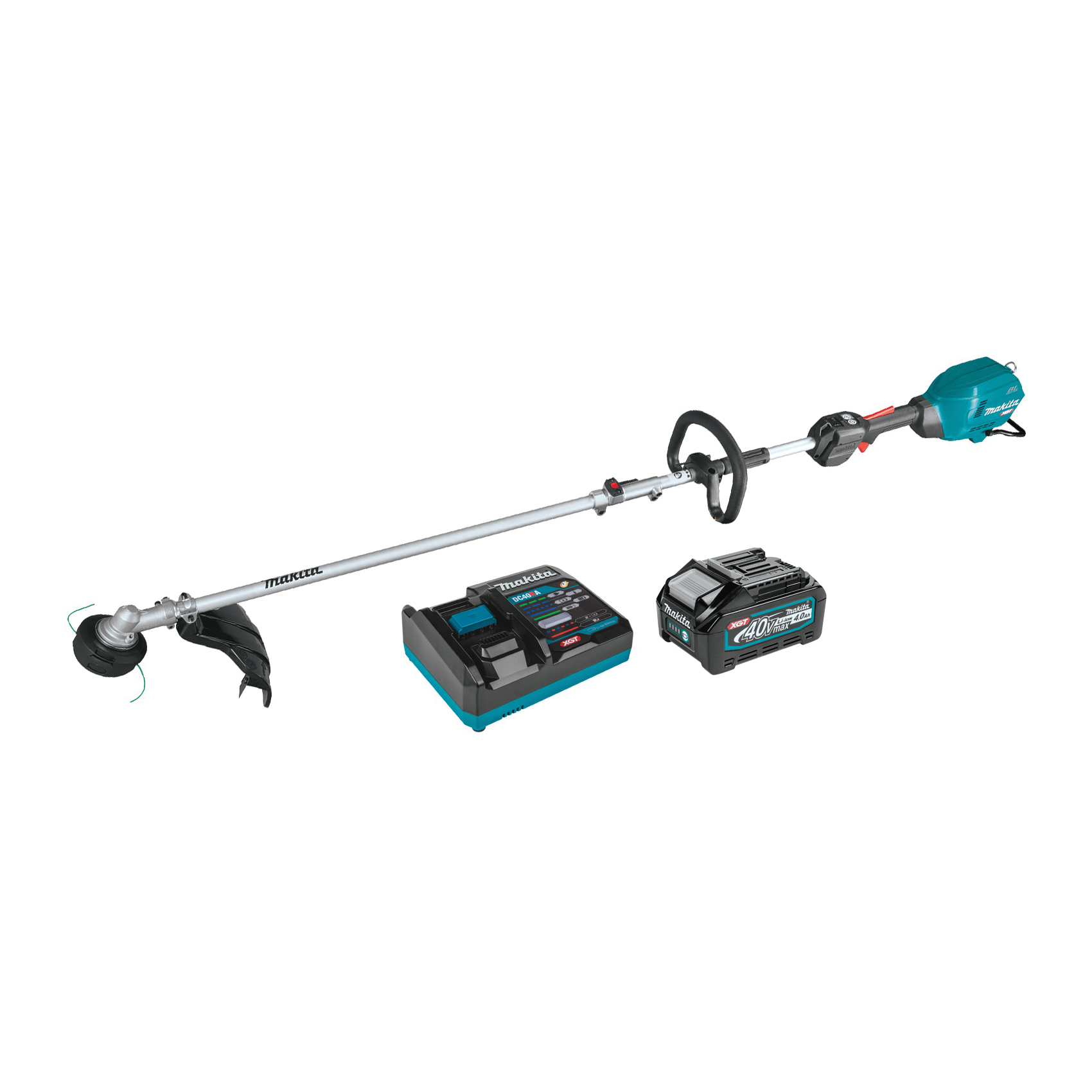 Makita XGT Series GUX01JM1X1 Power Head Kit, Battery Included, 4 Ah, 40 V, Lithium-Ion, 3-Speed, 0.095 in Dia Line - 3