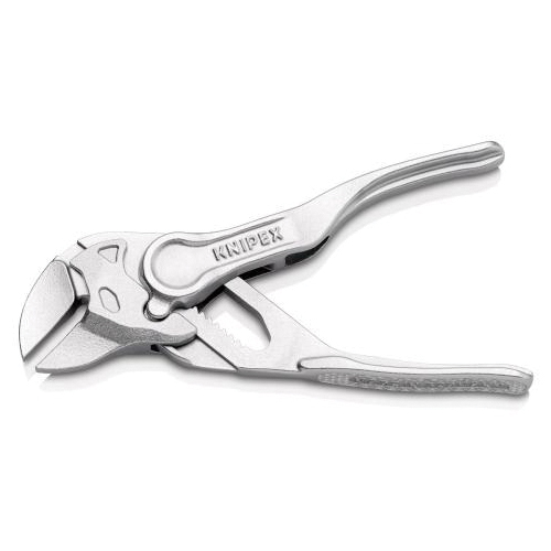 Knipex 86 04 100 SBA Pliers Wrench, 100 mm OAL, 3/4 in Jaw Opening, Embossed, Rough Surface Handle - 4