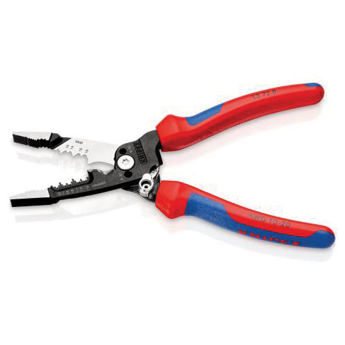 Knipex 13 72 8 SBA Wire Stripper, 20 to 10 AWG Wire, 18 to 10, 20 to 12 AWG Stripping, 200 mm OAL, Ergonomic Handle - 2