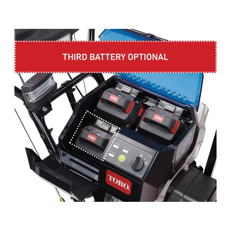 Toro Power Max 39926 Snow Blower, Battery Included, 60 V, 7.5 Ah, Lithium-Ion, 2-Stage, 45 ft Throw - 4