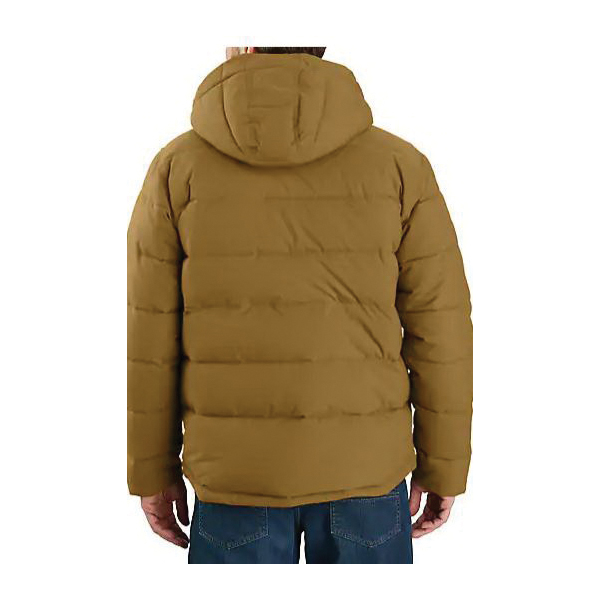 Carhartt MONTANA Series 105474-B33-S Midweight Insulated Jacket, S, Nylon, Oak Brown, Hooded Collar, Regular - 2