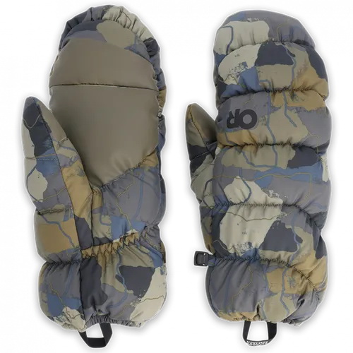 Outdoor Research 3000240001008 Coldfront Down Mitt, L, Elastic Cuff, Polyester, Black - 2