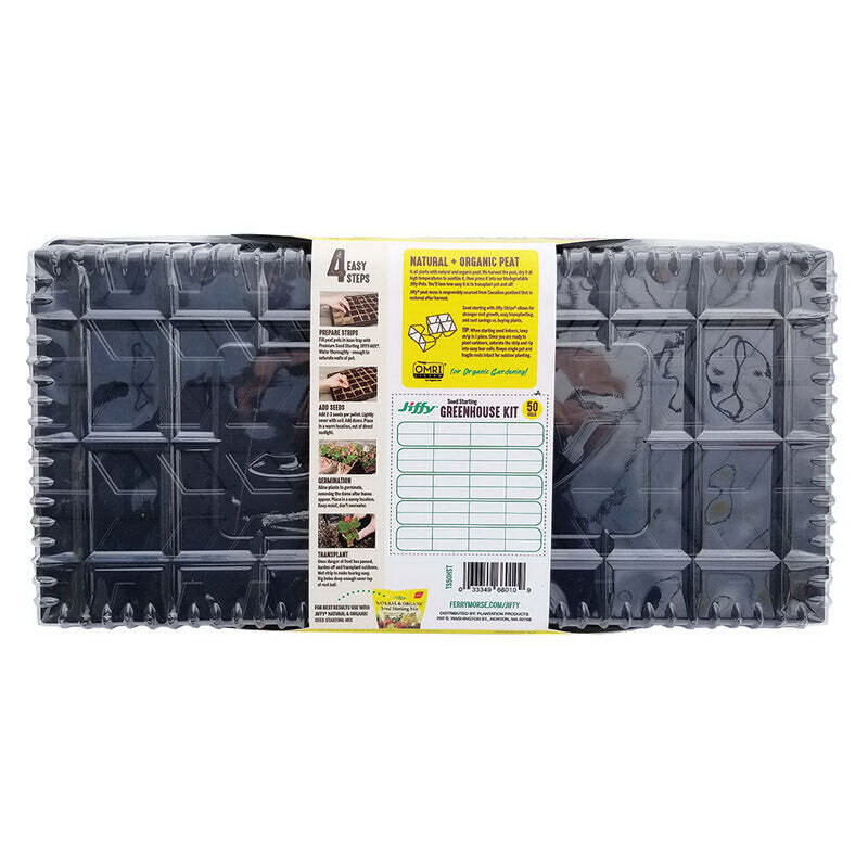 Jiffy TS50HST-8 Seed Starting Greenhouse Kit, 50-Piece - 2