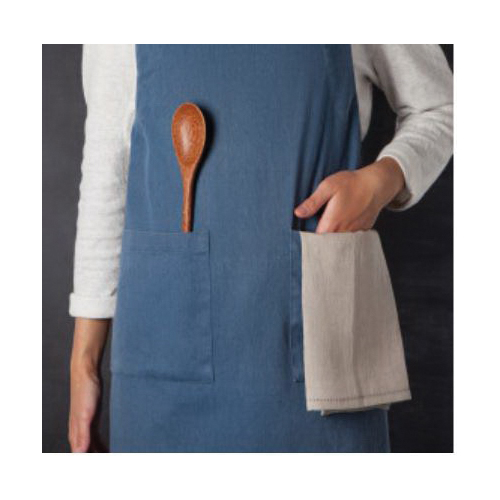 danica HEIRLOOM 2047524 Midnight Stonewash Apron, Cotton, Blue, 36 in L - 4