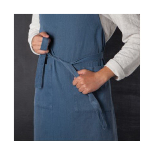 danica HEIRLOOM 2047524 Midnight Stonewash Apron, Cotton, Blue, 36 in L - 5