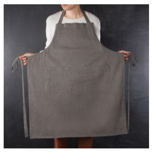 danica HEIRLOOM 2047626 Shadow Stonewash Apron, Cotton, Gray, 36 in L - 5