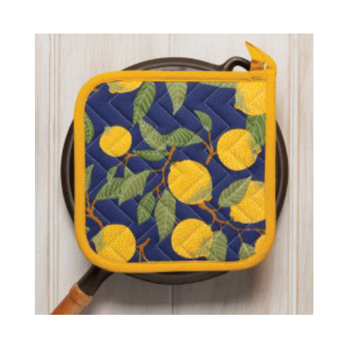 Now Designs by Danica 505162 Lemons Chef Quilted Potholder, Cotton/Polyester, Yellow - 5