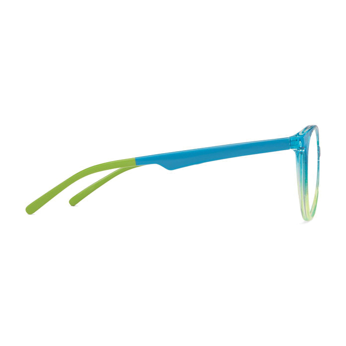 ICU Eyewear ScreenVision Kid's Jamie Series 7736440X-L Blue Light Blocking Glasses, 140 mm and Up, Round, Blue/Teal - 3
