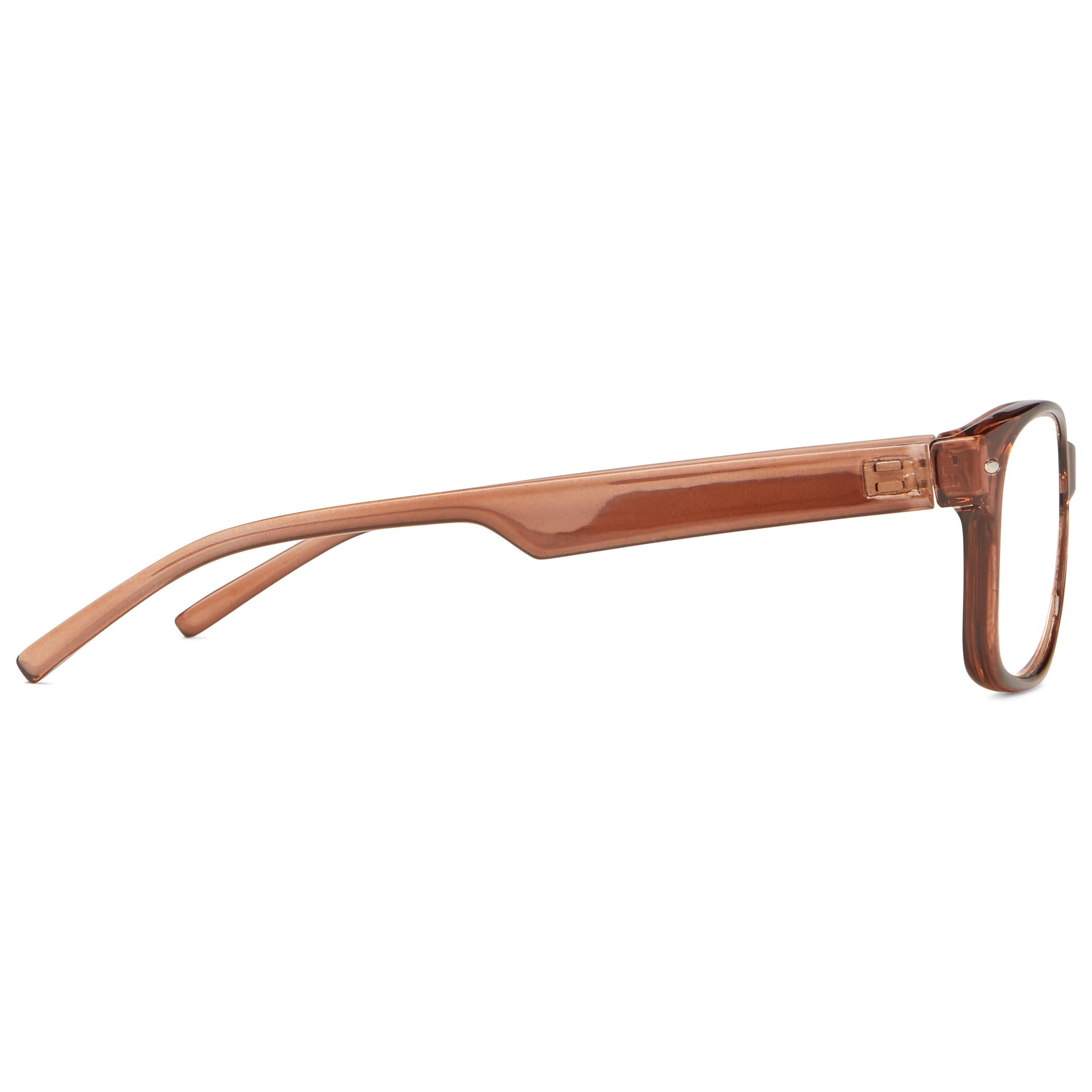ICU Eyewear ScreenVision Kid's Bailey Series 7738410X-L Blue Light Blocking Glasses, 140 mm and Up, Oval Frame, Brown - 3