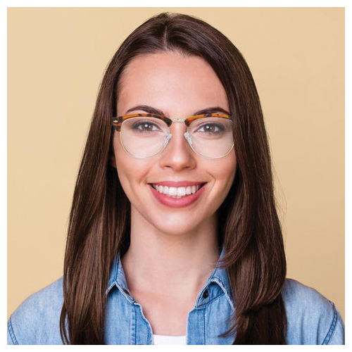 ICU Eyewear ScreenVision Cameron Series 7624020XNP-L Blue Light Blocking Glasses, 140 mm and Up, Gold Metal/Tortoise - 4