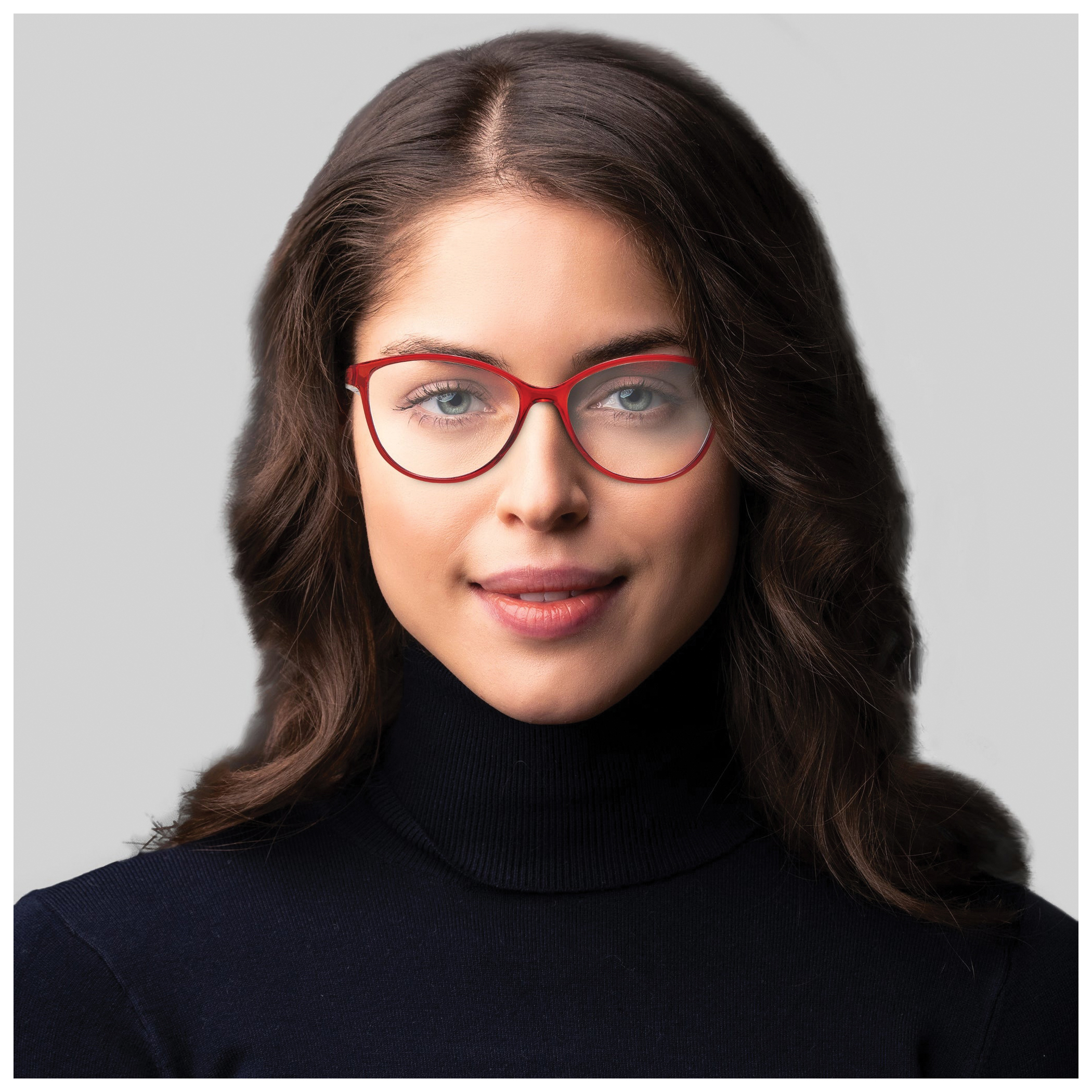 ICU Eyewear ScreenVision Amelia Series 7730030X-L Blue Light Blocking Glasses, 140 mm and Up, 0 Magnification, Red Frame - 4