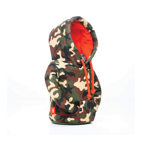 PUFFIN drinkwear DO1229-901 The Hoodie, 12, 16 oz Can/Bottle, Puffin Red/Woodsy Camo - 1