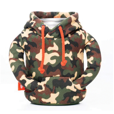 PUFFIN drinkwear DO1229-901 The Hoodie, 12, 16 oz Can/Bottle, Puffin Red/Woodsy Camo - 3