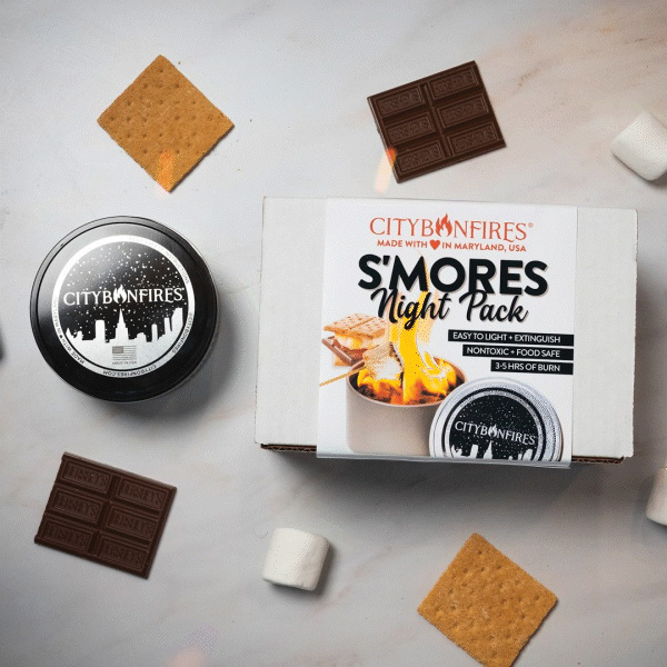 Citybonfires SNP-USA-1 S'mores Night Pack, 3 to 5 hr Heating - 3