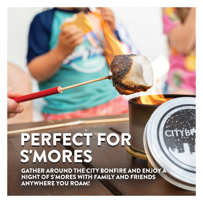 Citybonfires SNP-USA-1 S'mores Night Pack, 3 to 5 hr Heating - 5
