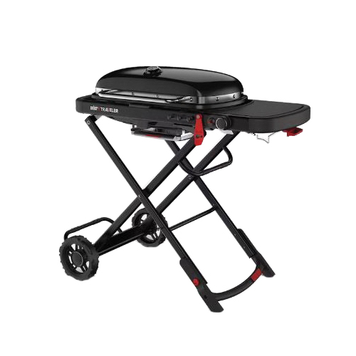 Weber Traveler Stealth 1 Burner Portable Grill, Liquid Propane, Black - 2