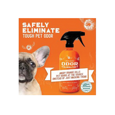 Angry Orange PRMX-24-12 Pet Odor Eliminator, Liquid, Orange, 24 oz - 2