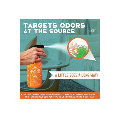 Angry Orange PRMX-24-12 Pet Odor Eliminator, Liquid, Orange, 24 oz - 3