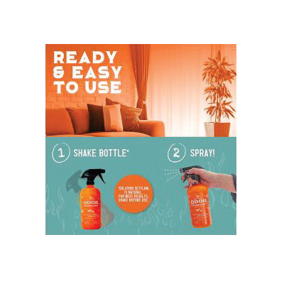 Angry Orange PRMX-24-12 Pet Odor Eliminator, Liquid, Orange, 24 oz - 4