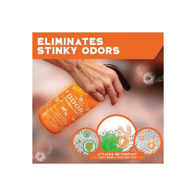 Angry Orange PRMX-24-12 Pet Odor Eliminator, Liquid, Orange, 24 oz - 5