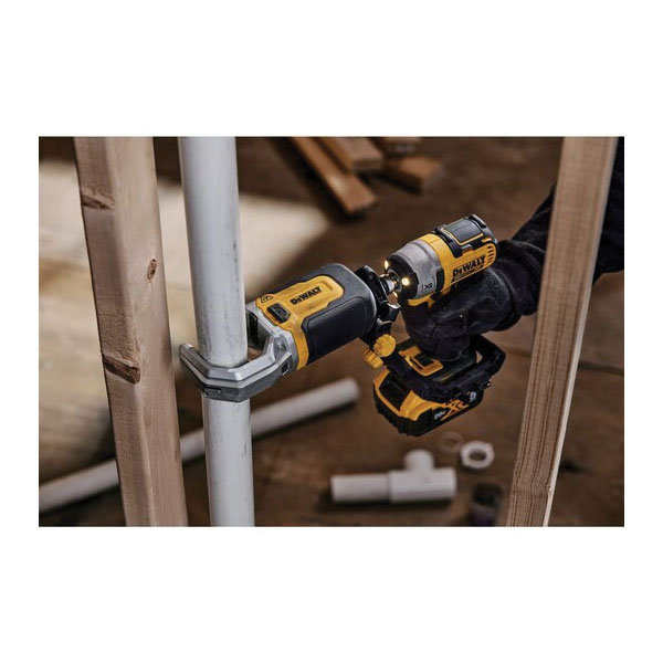 DEWALT Impact Connect DWAPVCIR PVC/PEX Cutter Attachment, Cordless, Plastic, For: DEWALT 20 V MAX Impact Drivers - 4
