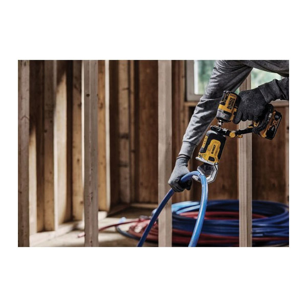 DEWALT Impact Connect DWAPVCIR PVC/PEX Cutter Attachment, Cordless, Plastic, For: DEWALT 20 V MAX Impact Drivers - 5
