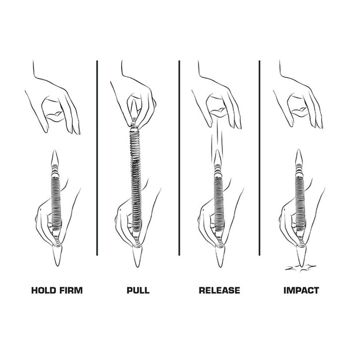 Hit Tool NS12HF Combo Kit, Steel, Black Oxide - 2