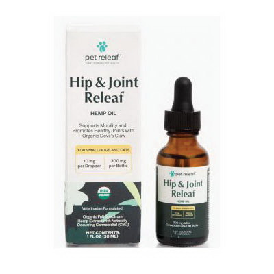 pet.releaf 8203465 Hip and Joint Releaf Hemp Oil, S, 300 mg - 4