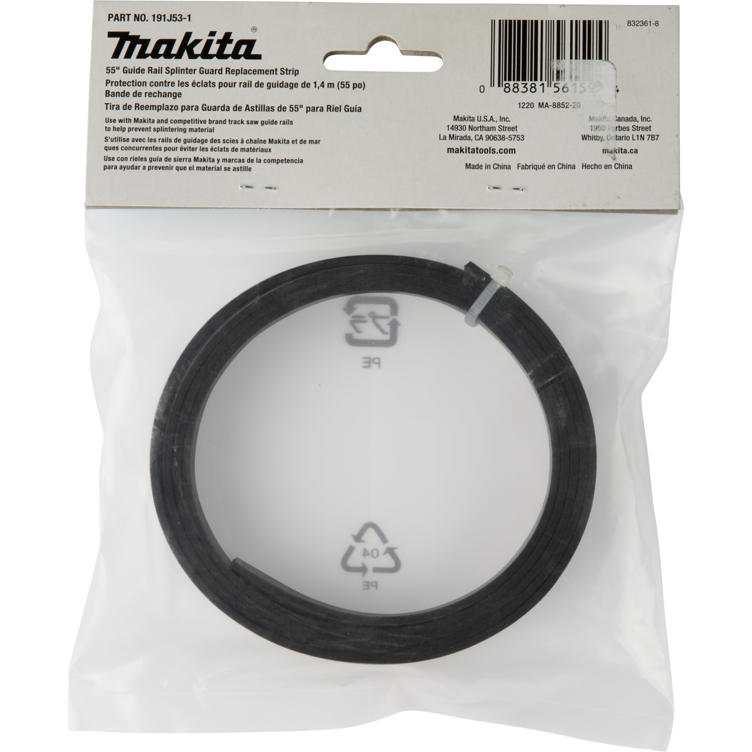 Makita 191J53-1 Splinter Guard Replacement Strip - 5