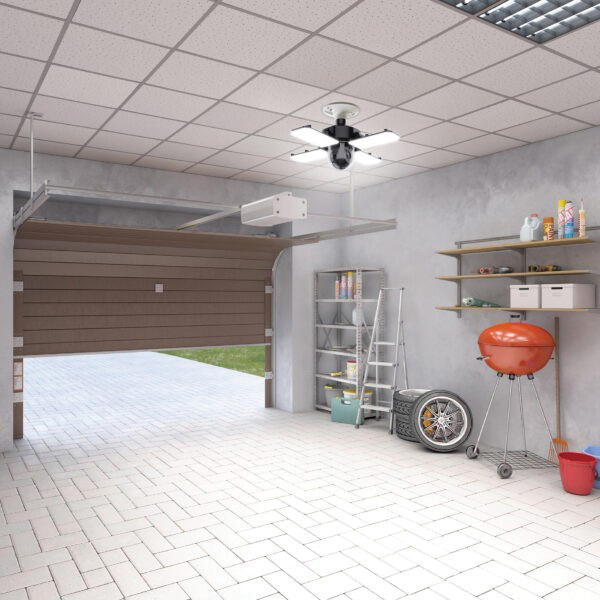 Feit Electric ADJ/CAM/PAN/WIFI/LED Adjustable Panel Light, 90 deg View, 1080 pixel Resolution, Night Vision: 32 ft - 2