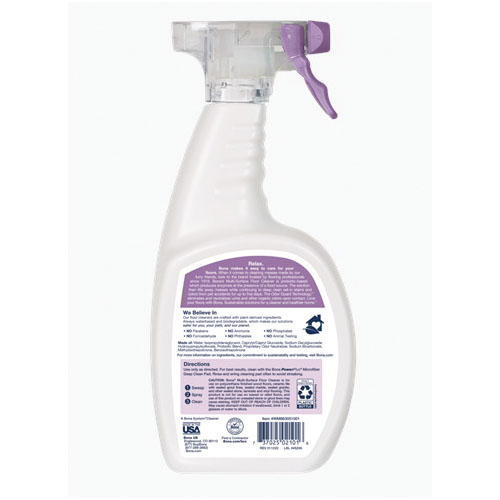 Bona WM863051001 Cat Formulation Floor Cleaner, 32 oz Bottle, Liquid - 2