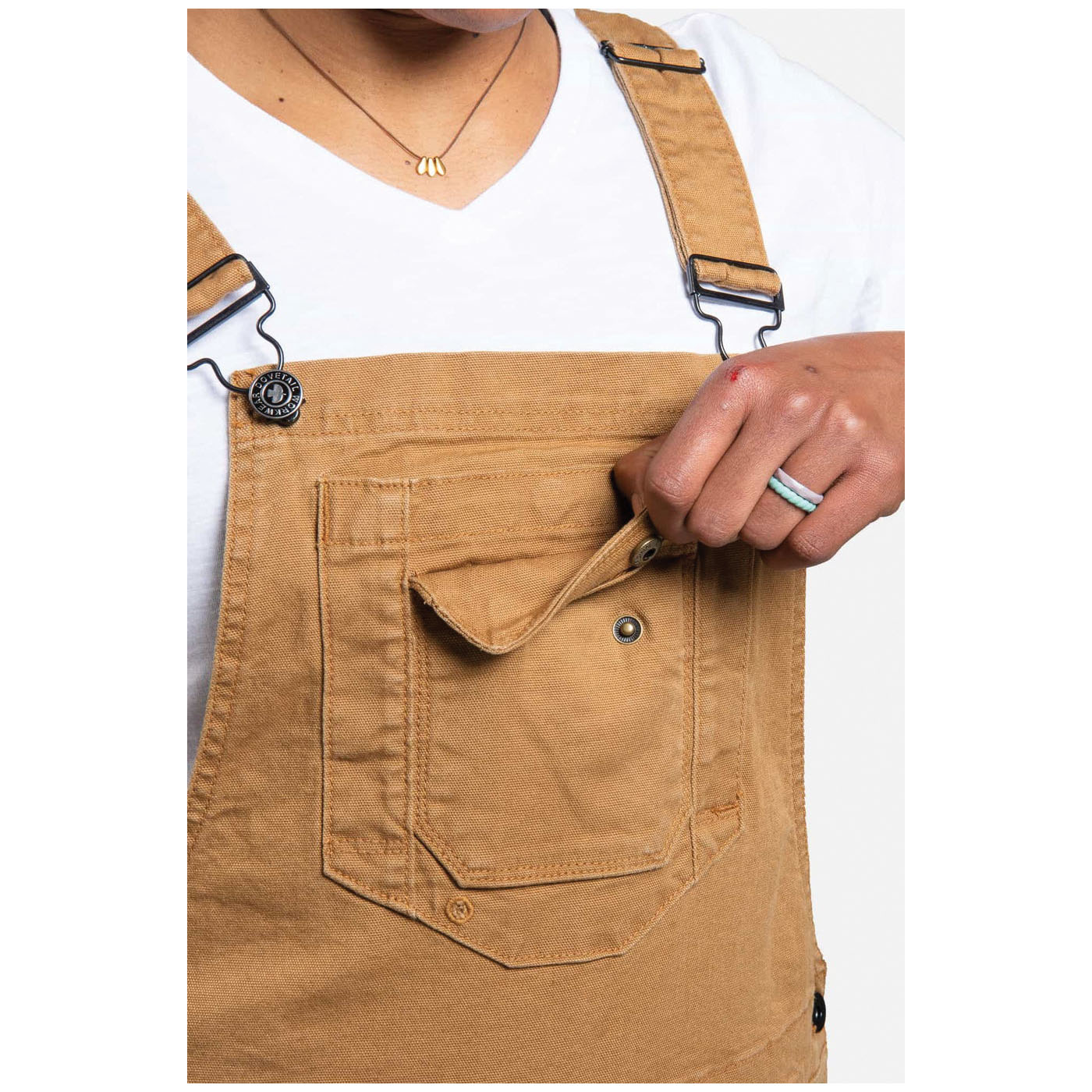 Dovetail Workwear Freshley Series DWS21O1C-220-2X30 Overalls, 2, Straight Fit, 25-1/2 to 28 in - 5