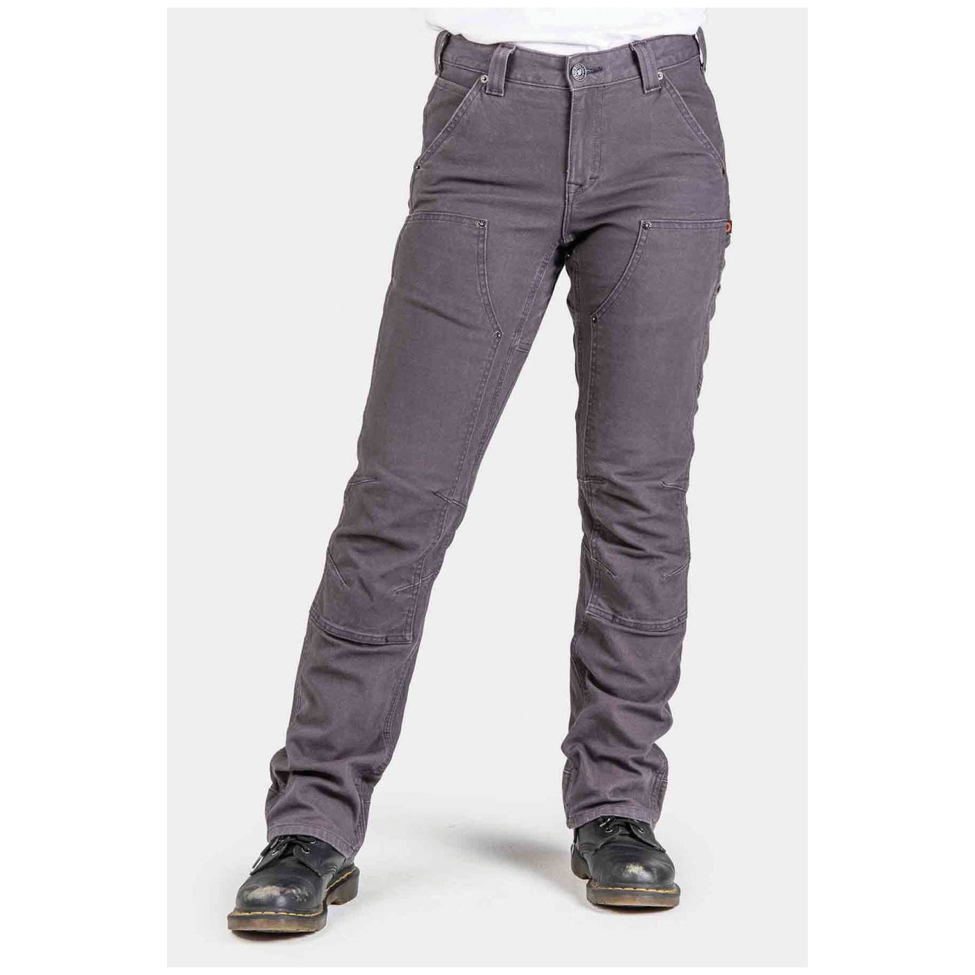 Dovetail Workwear Britt Utility Series DWS19P2C-030-12X34 Pants, 12, 30-1/2 to 33-1/2 in, 34 in L, Dark Gray, Straight - 4