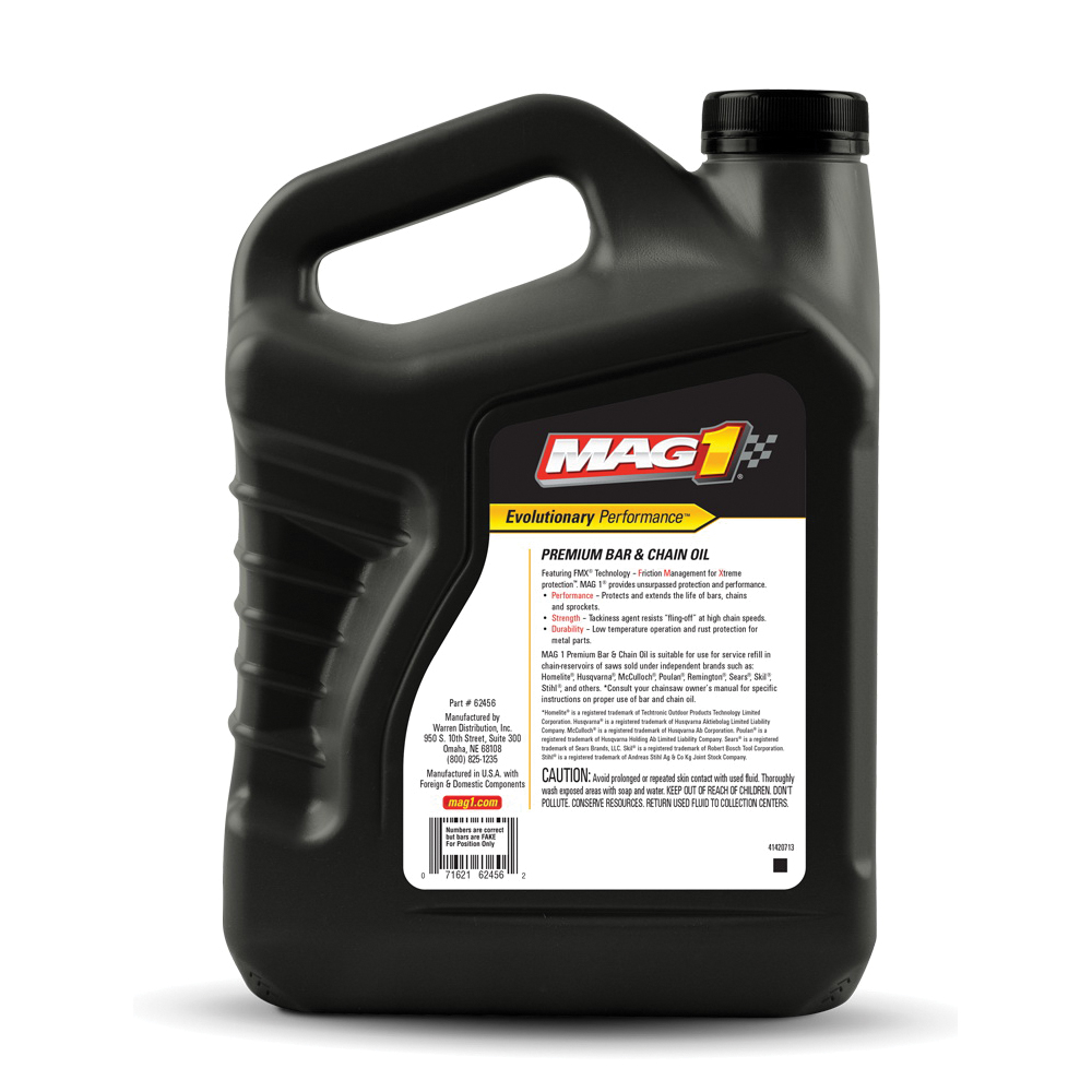 Mag 1 MAG69258 Premium Bar and Chain Oil, Amber, 193 deg C Flash, 1 qt Jug - 2