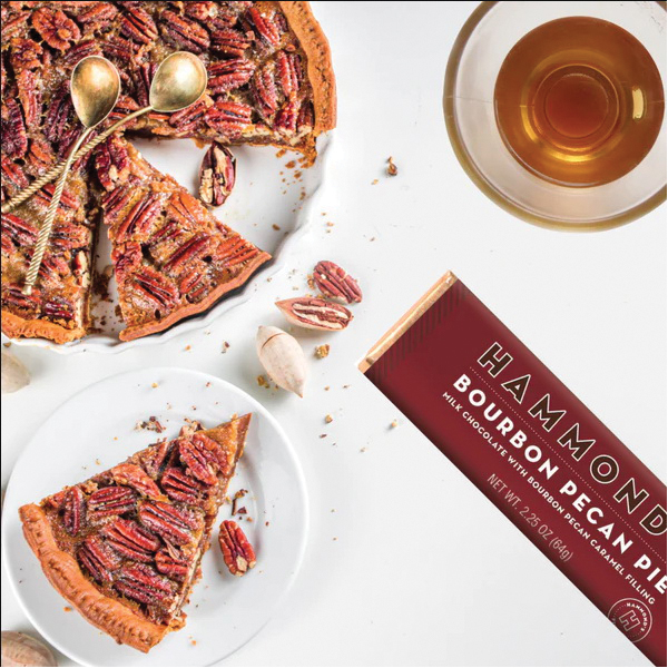 Hammond's OC18212 Candy Bar, Bourbon Pecan Pie, 2.25 oz - 2