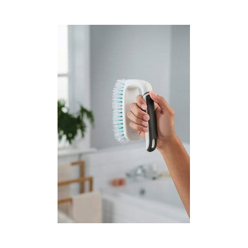 Scotch-Brite 492P-6 All-Purpose Brush, White Handle - 4