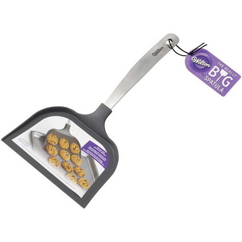 Wilton 191007558 Really Big Spatula, 14 in OAL, Plastic Blade, Gray - 3