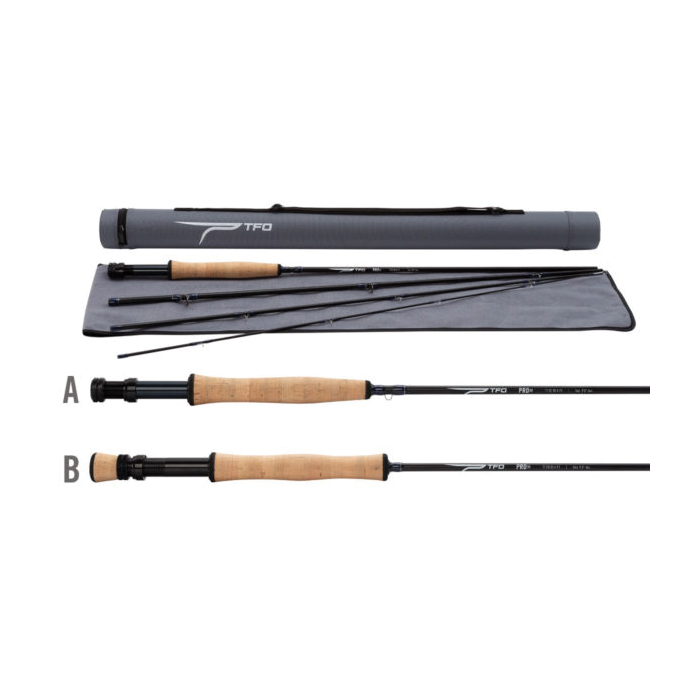 TFO Pro III TF 05 90 4 P3 Fly Rod, 9 ft OAL, A Handle, Aluminum/Carbon Fiber, Black - 3