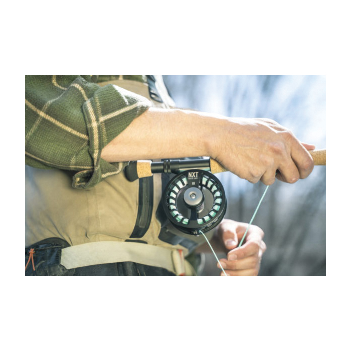 TFO NXT Black Label Series TFR NXT BLK I Fishing Reel, 20/50 lb/yd Line, Aluminum - 1