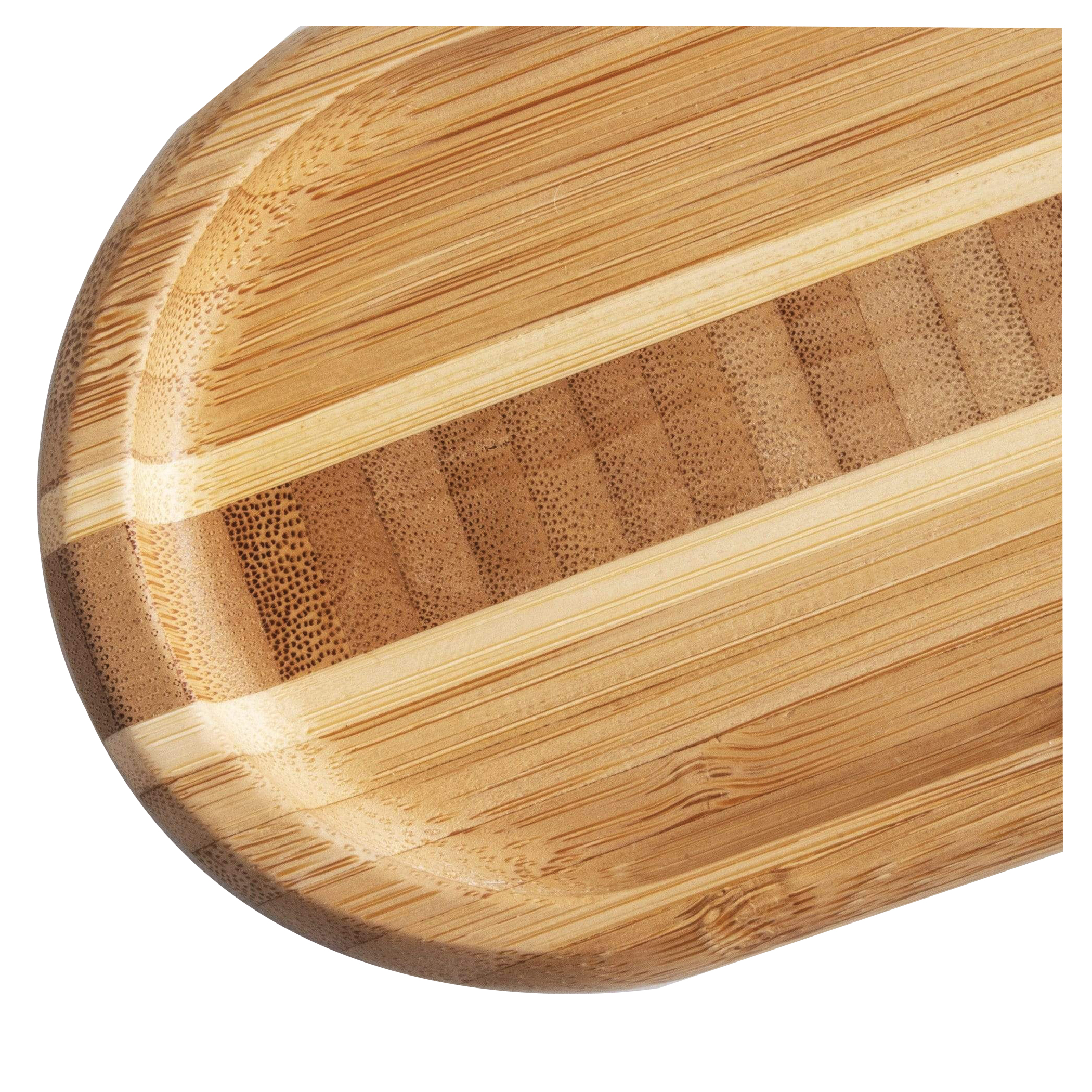 Totally Bamboo 20-1999 Catch-All Spoon Rest, Moso Bamboo, Brown, 10 in L, 3-1/2 in W - 3