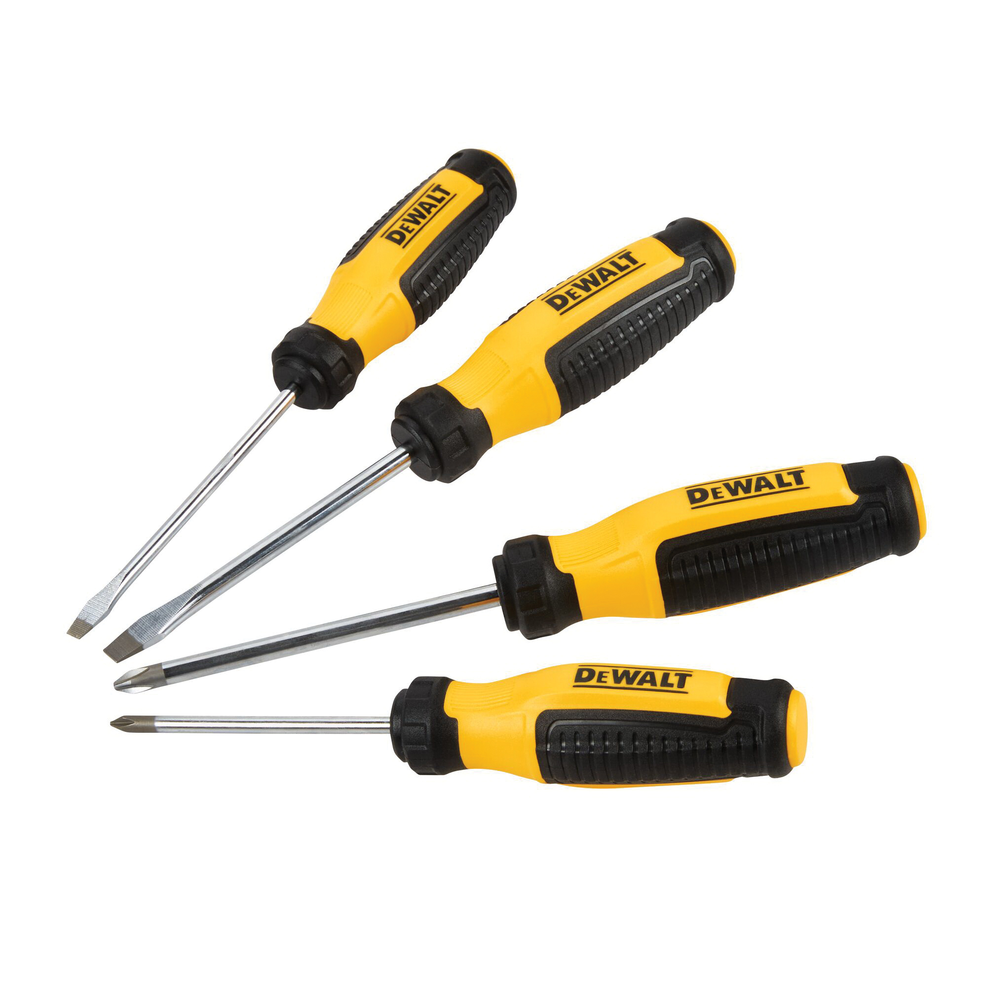 DEWALT DWHT65200 Screwdriver Set, 4-Piece, Steel, Chrome-Plated - 2