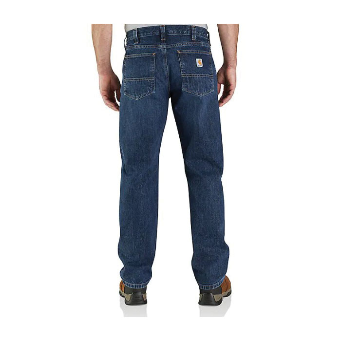 Carhartt 105119-HA0-40X32 Jeans, 40 in, 32 in L, Bay, Relaxed - 2