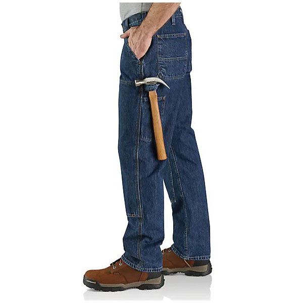 Carhartt 104944-H45-32X32 Utility Logger Jeans, 32 in, 32 in L, Canal, Loose - 3